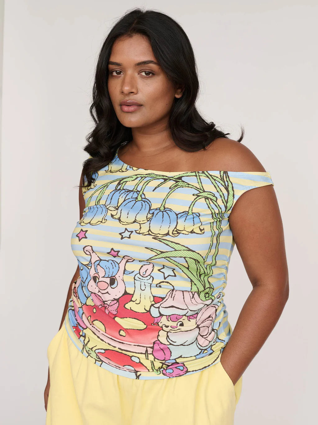 Reversible Garden Stripe Top