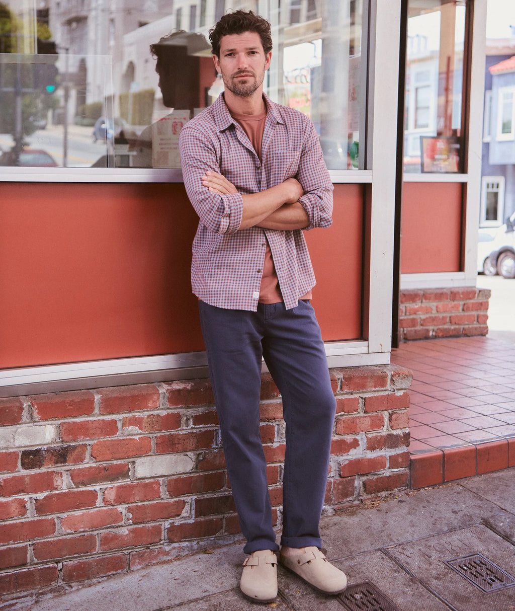 Stretch Selvage Long Sleeve Shirt