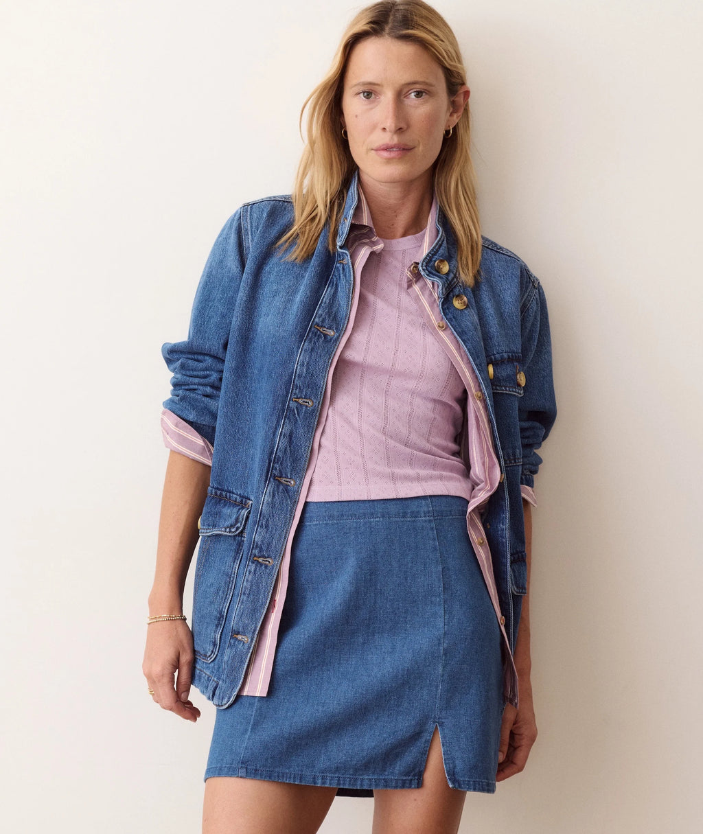 Jamie Denim Skirt