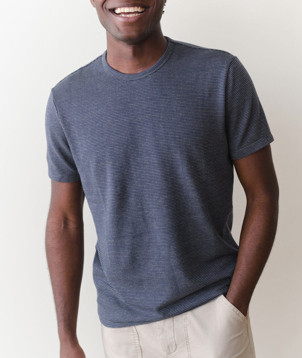 Signature Jacquard Crew Tee