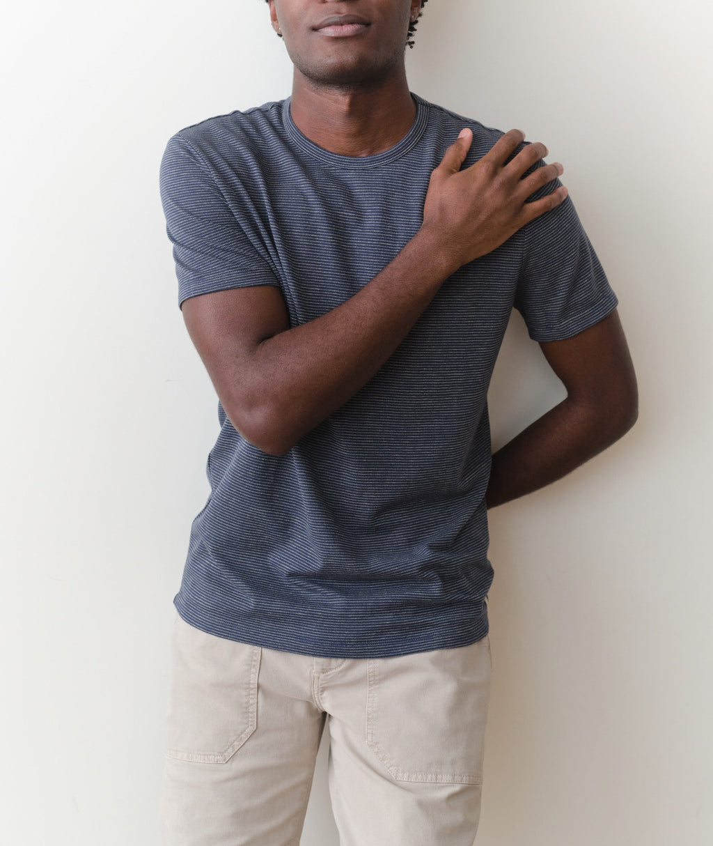 Signature Jacquard Crew Tee
