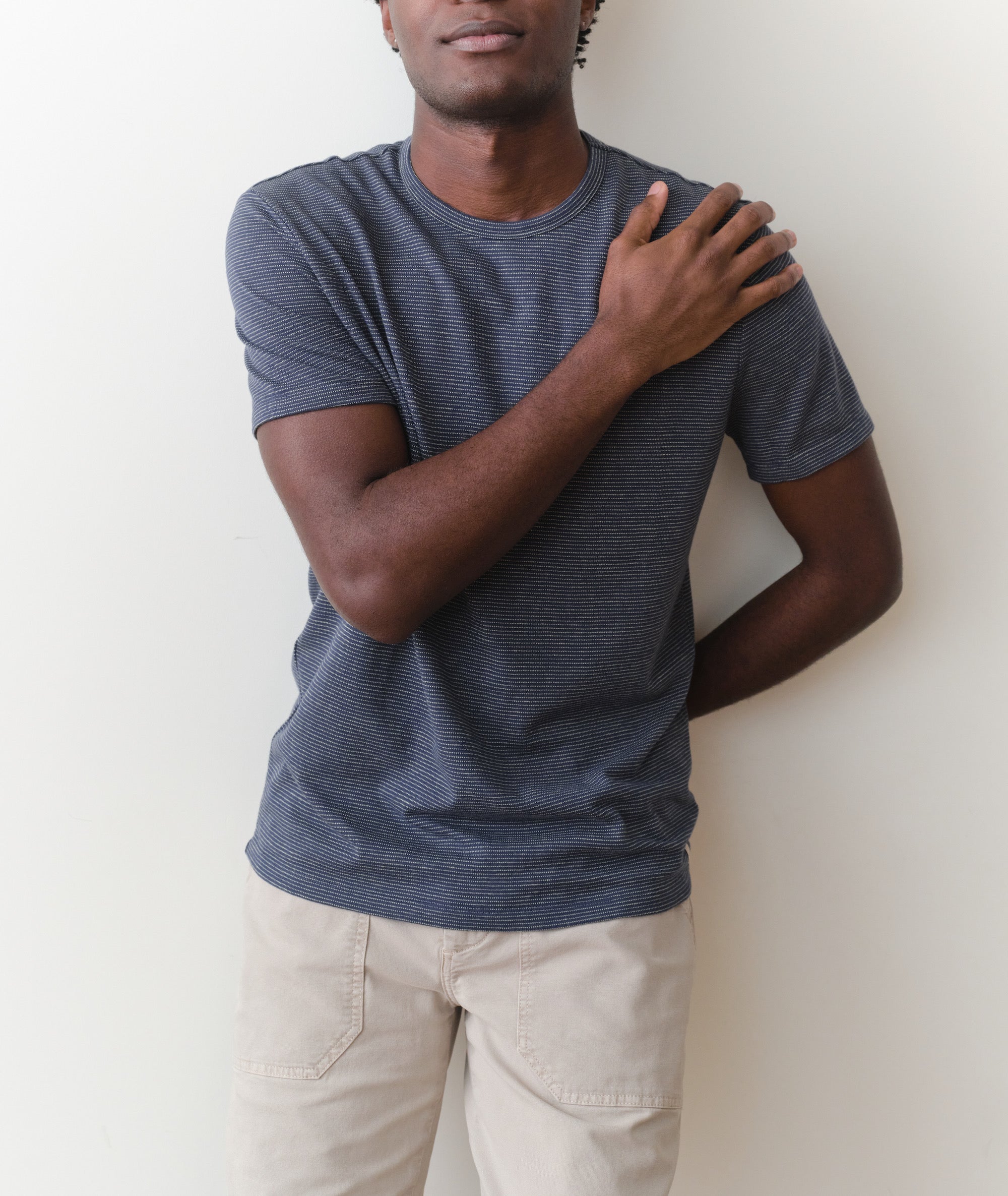 Signature Jacquard Crew Tee