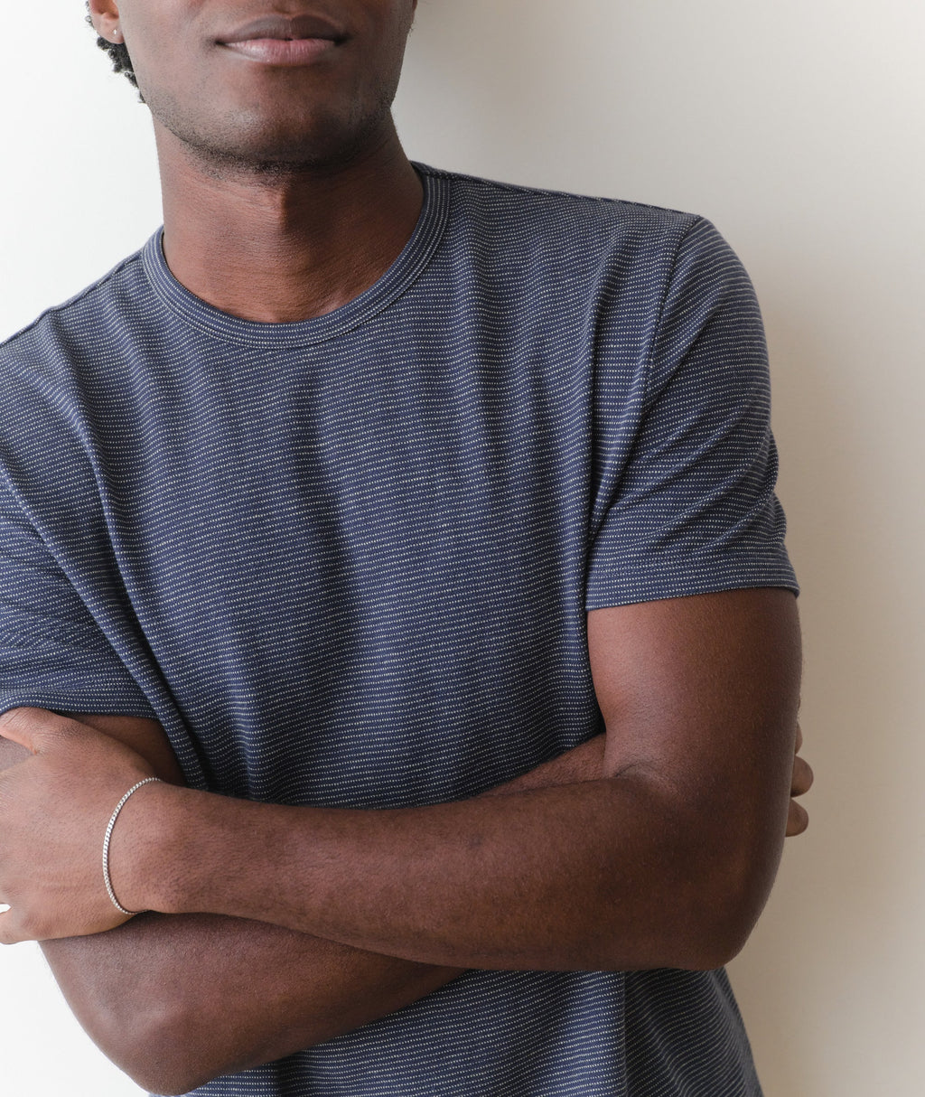 Signature Jacquard Crew Tee
