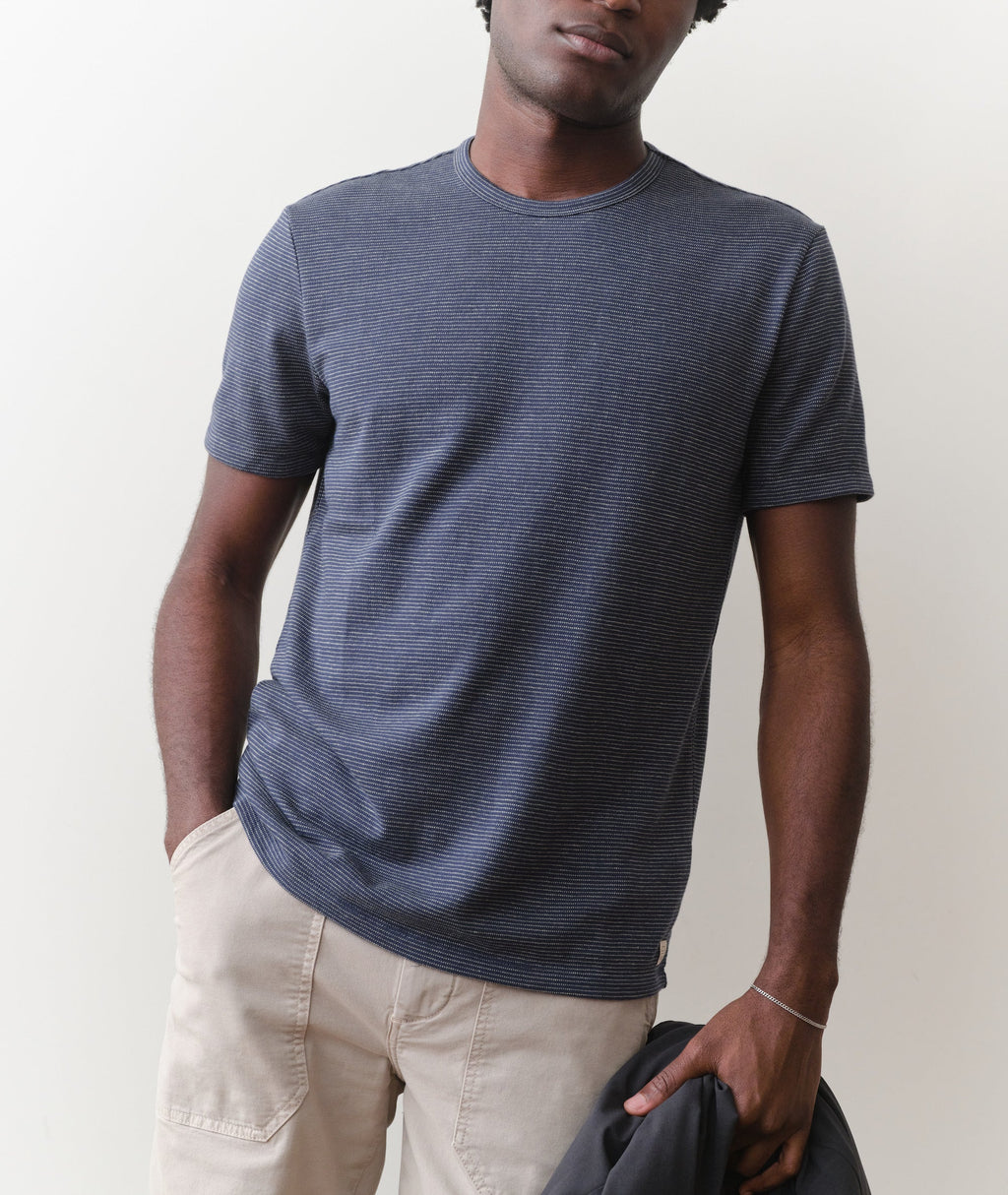 Signature Jacquard Crew Tee