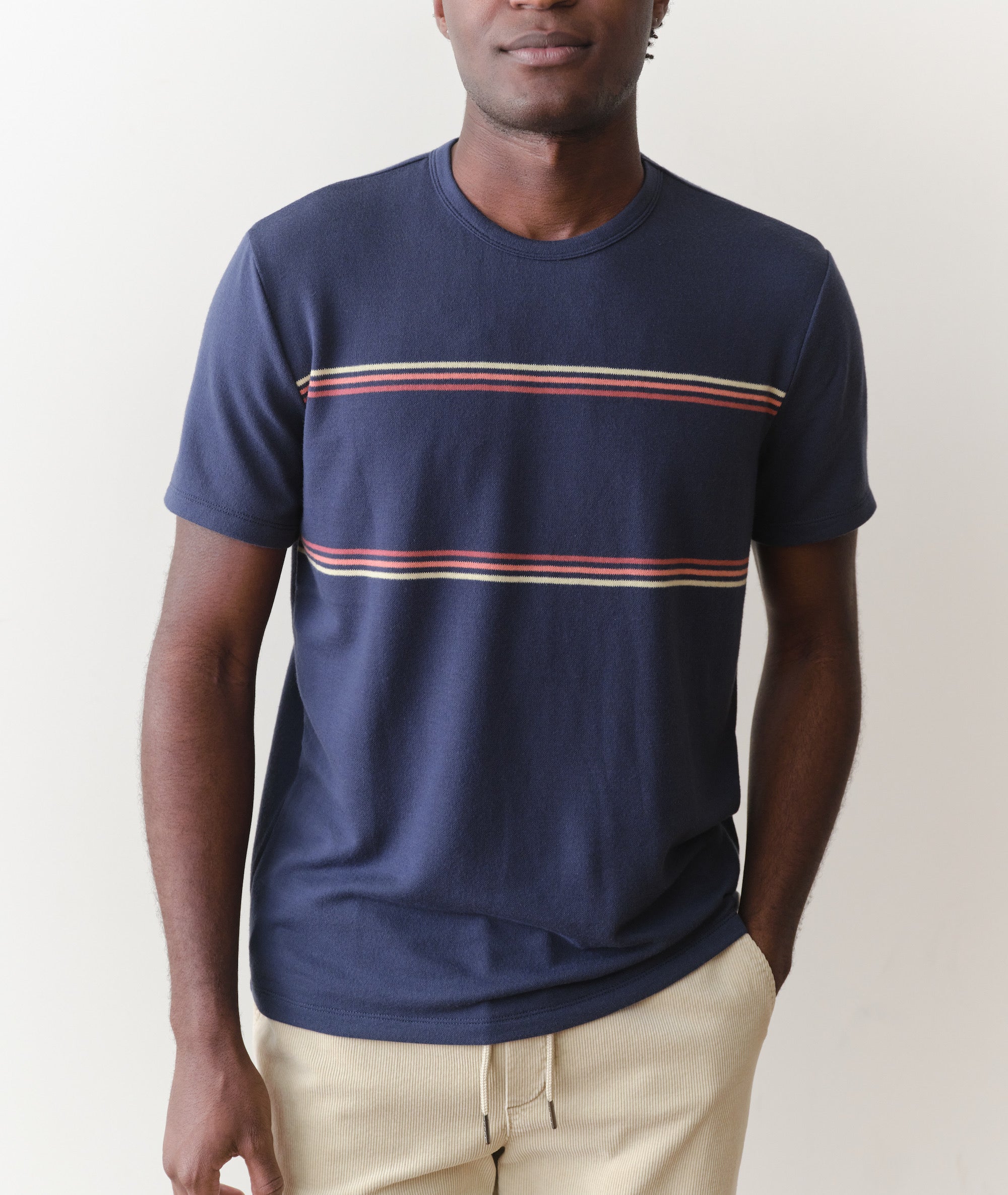 Signature Jacquard Crew Tee