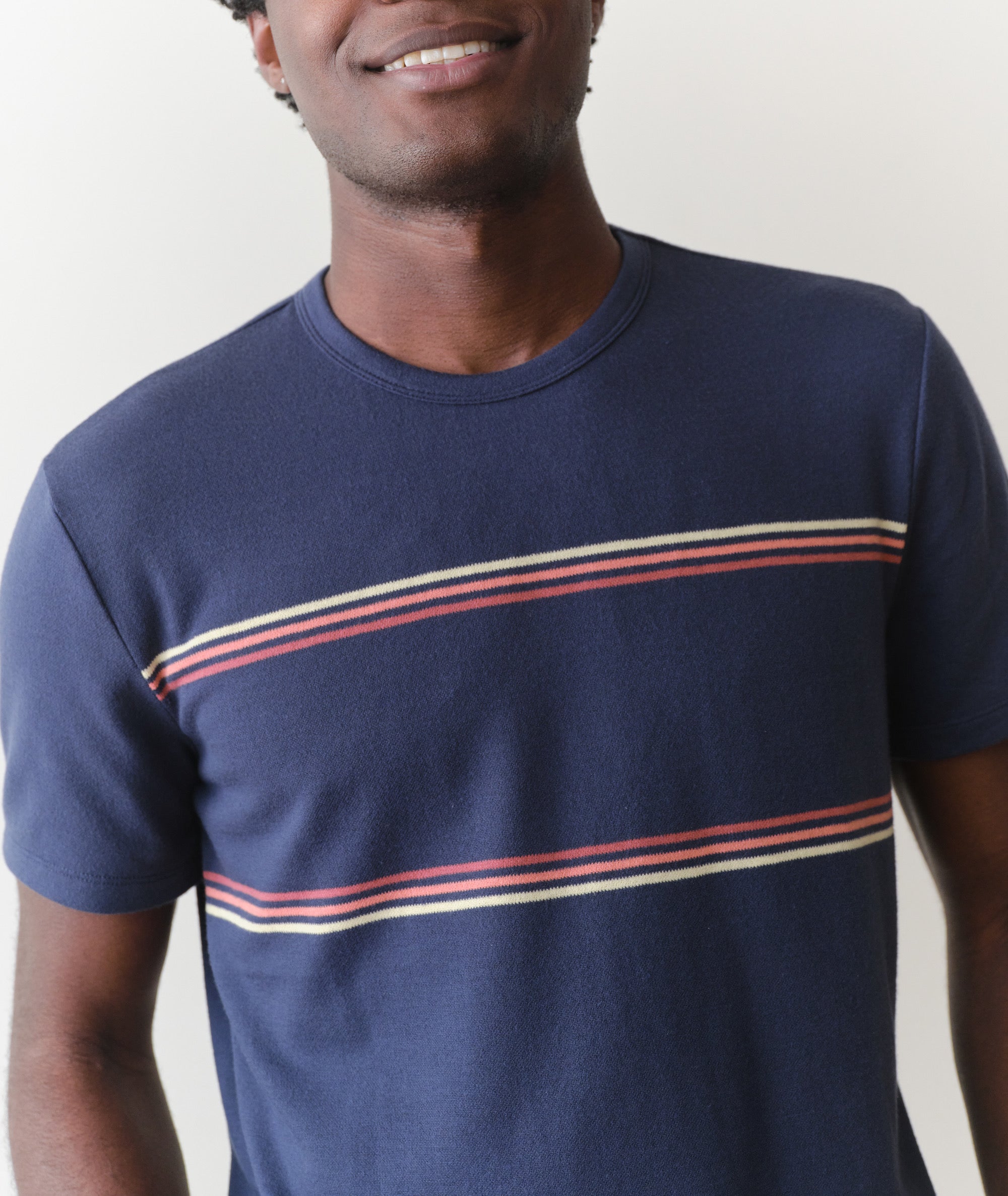 Signature Jacquard Crew Tee