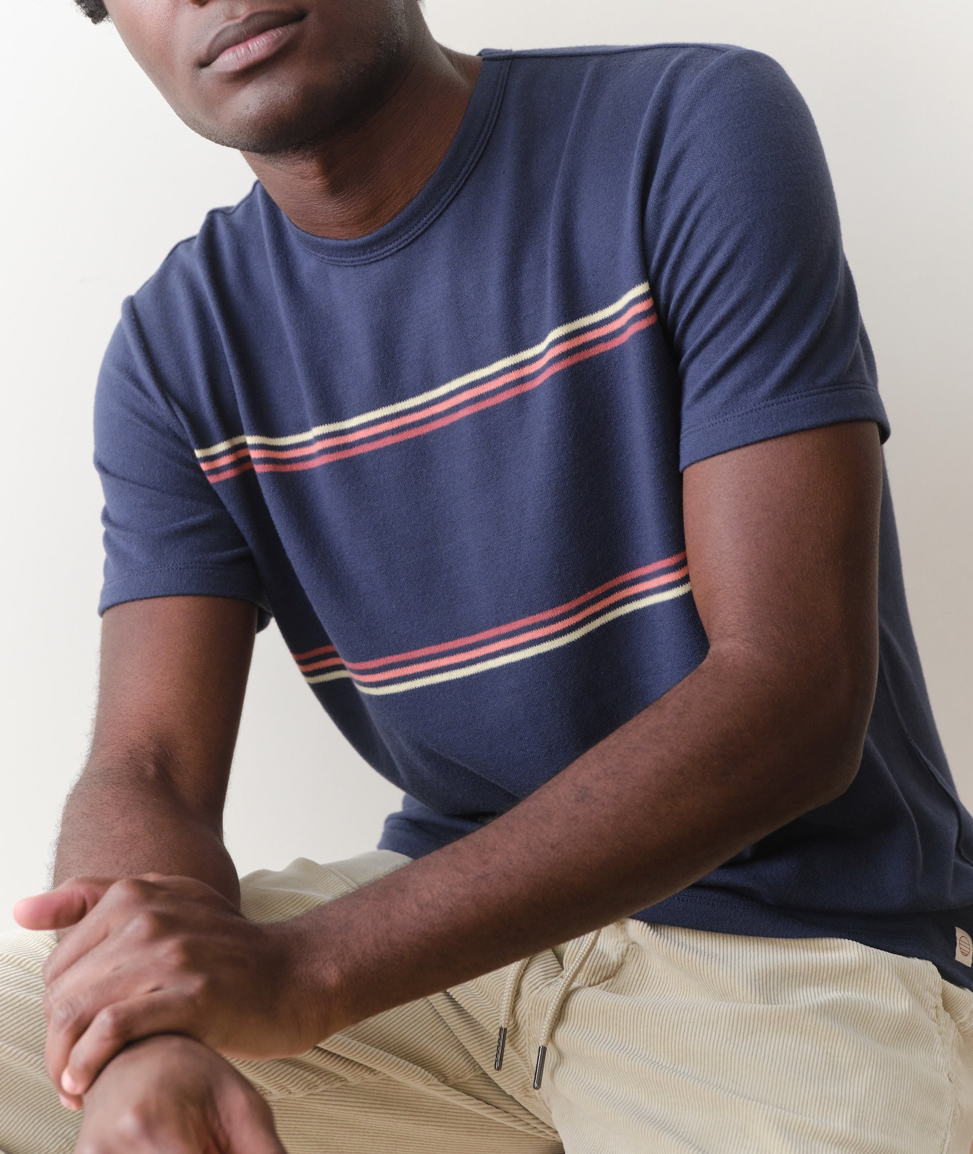 Signature Jacquard Crew Tee