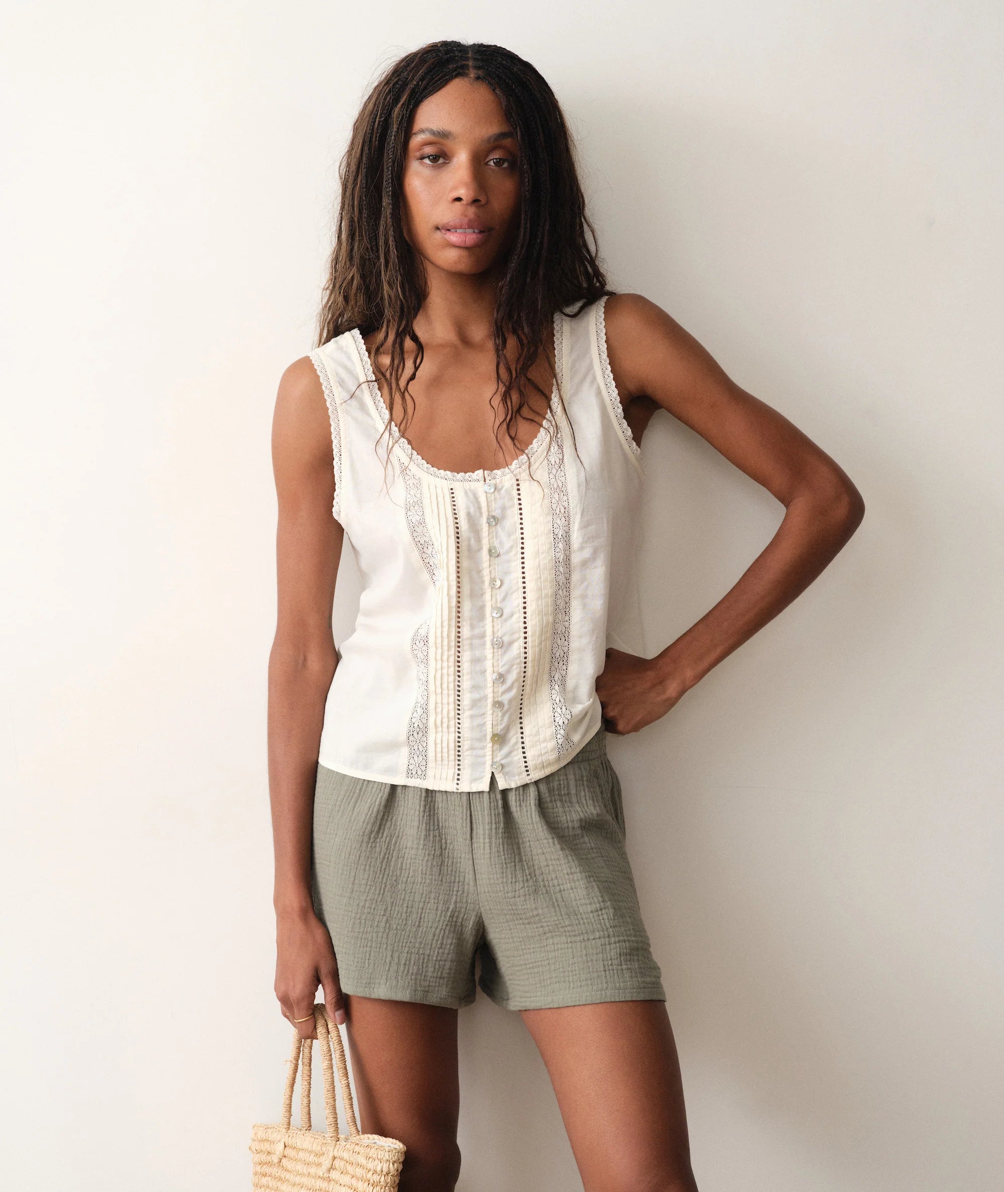 Isla Double Cloth Short