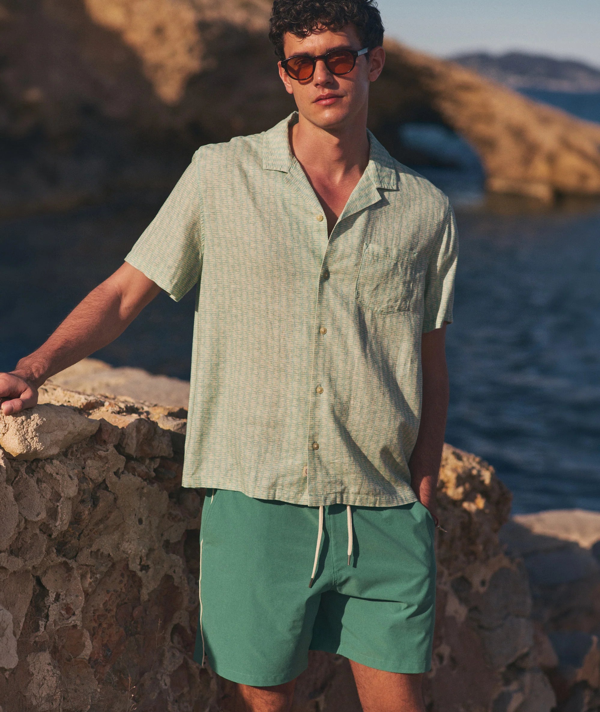 Pablo Tencel Linen Resort Shirt