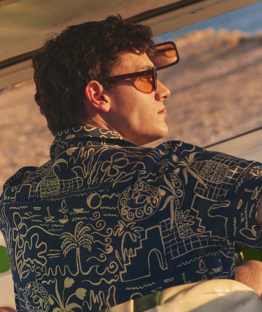 Pablo Tencel Linen Resort Shirt