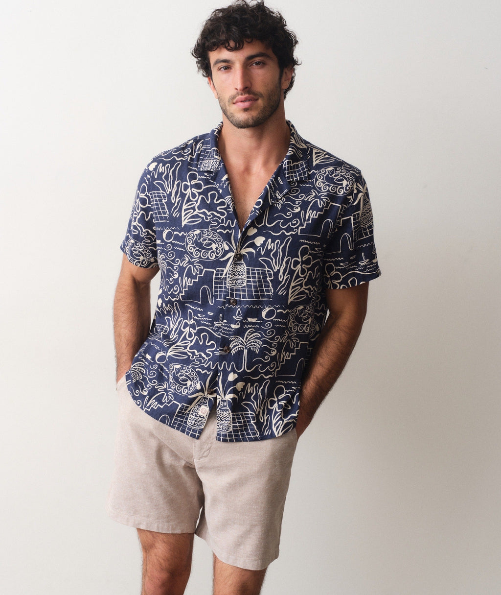 Pablo Tencel Linen Resort Shirt