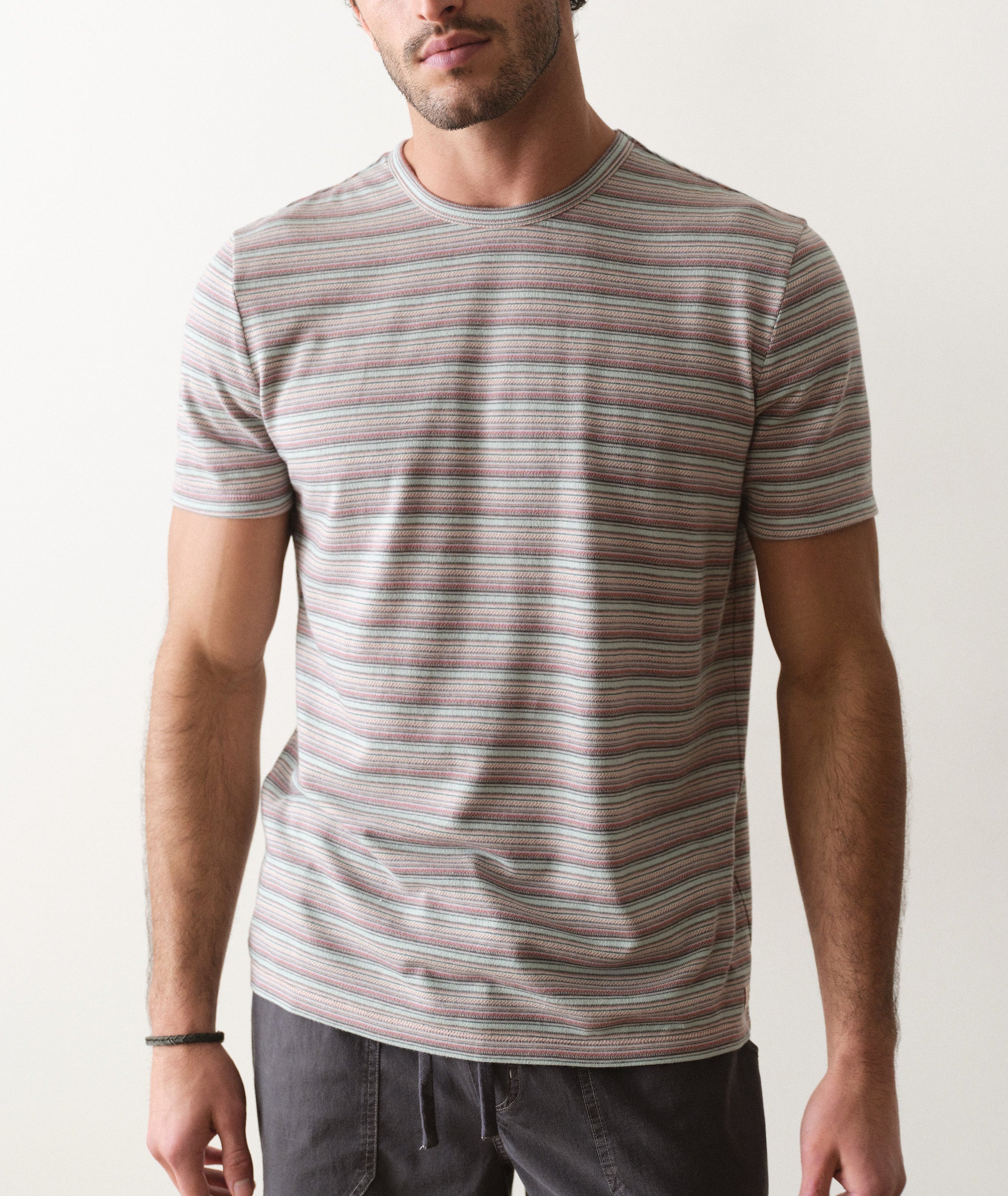 Signature Jacquard Crew Tee