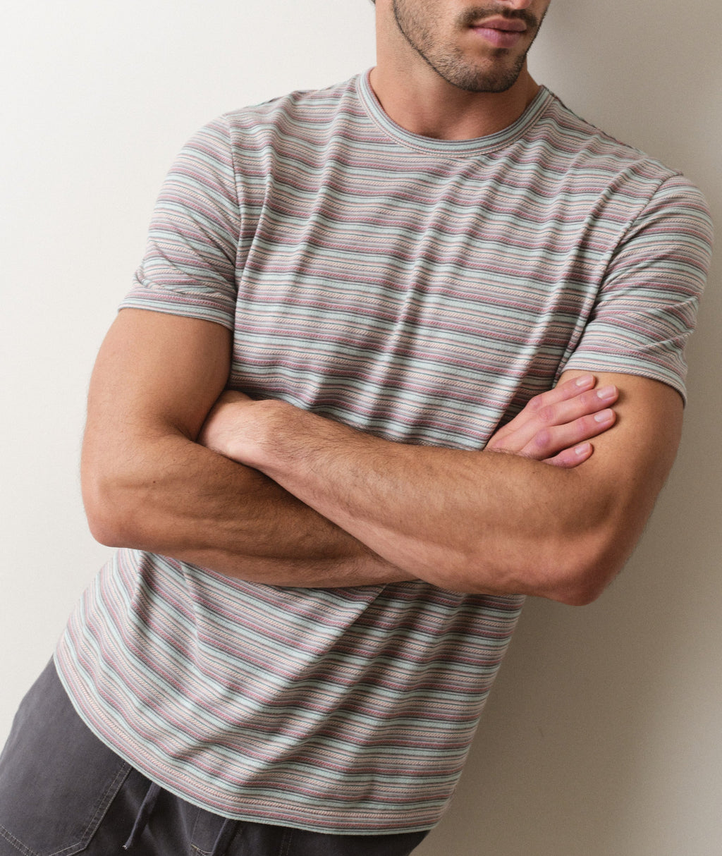Signature Jacquard Crew Tee