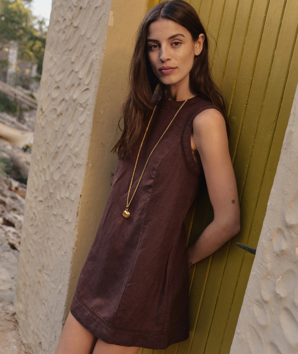 Cora Linen Mini Dress