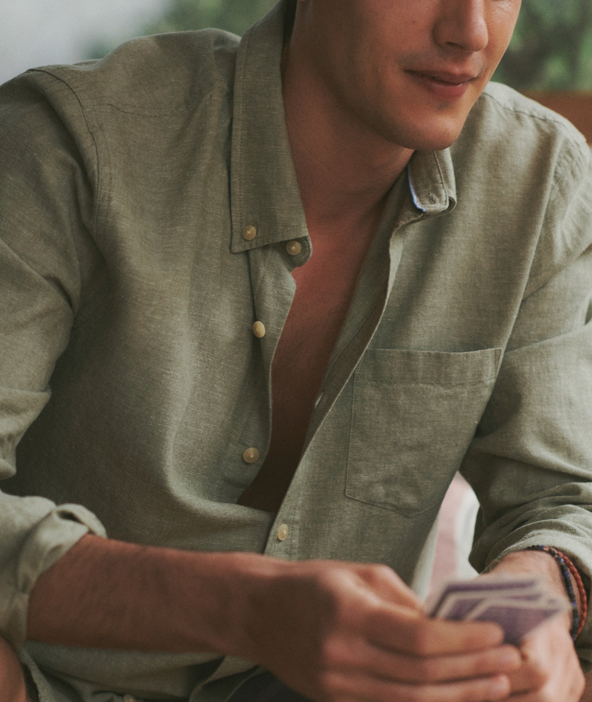 Better-Than-Linen Long Sleeve Shirt